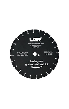 Ugr Elmas Daire Testere asfalt 400x25.4x4.0x2.6 MM Ugr Elmas Daire Testere asfalt 400x25.4x4.0x2.6 MM