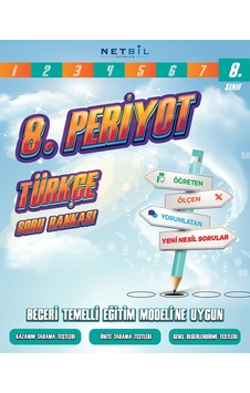 Netbil Yayınları 8. Sınıf Periyot Türkçe Soru Bankası Netbil Yayınları 8. Sınıf Periyot Türkçe Soru Bankası