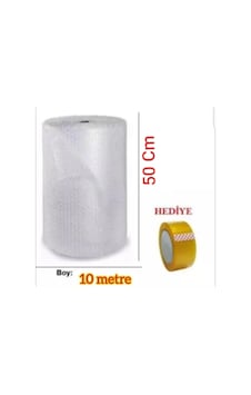 Balonlu Ambalaj Naylonu Pat Pat 50 Cm X 10 Metre 40 Gr Baloncuklu Havalı Pıtpıt Koli Bandı Hediye Balonlu Ambalaj Naylonu Pat Pat 50 Cm X 10 Metre 40 Gr Baloncuklu Havalı Pıtpıt Koli Bandı Hediye