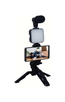 Mey İthalat Telefon Tutucu Mikrofonlu Işıklı Youtuber Video Kayıt Diğer Mey İthalat Telefon Tutucu Mikrofonlu Işıklı Youtuber Video Kayıt Diğer
