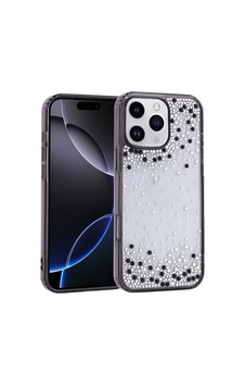 Teleplus iPhone Uyumlu 16 Pro Max Kılıf Darbe Korumalı Pera Damla Taşlı Silikon Teleplus iPhone Uyumlu 16 Pro Max Kılıf Darbe Korumalı Pera Damla Taşlı Silikon