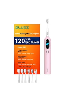 Pluzz Eb1 Ultra Sonic Şarjlı Diş Fırçası - Pembe Pluzz Eb1 Ultra Sonic Şarjlı Diş Fırçası - Pembe