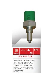 Geri Vites Müşürü R19 R21 Clio 3 Fluence Kangoo 08+ Laguna 1-2 Megane 1-2-3 Logan Sandero Klf 140038 Geri Vites Müşürü R19 R21 Clio 3 Fluence Kangoo 08+ Laguna 1-2 Megane 1-2-3 Logan Sandero Klf 140038