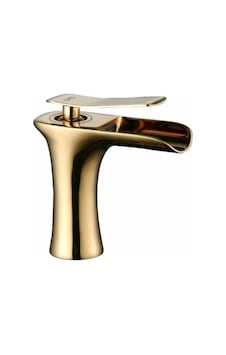 Altın Şelale Akışlı Lavabo Bataryası Altın Şelale Akışlı Lavabo Bataryası