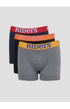 Riders By Lee Regular Fit Çok Renkli Erkek 3'lü Boxer L0039860-900 Riders By Lee Regular Fit Çok Renkli Erkek 3'lü Boxer L0039860-900