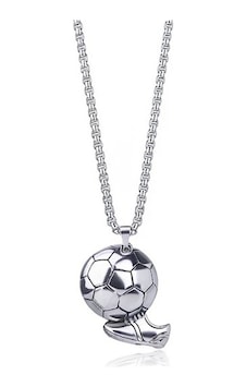 Pigado 316l Paslanmaz Çelik Futbol Figürlü Erkek Kolye 60 Cm Gri Pigado 316l Paslanmaz Çelik Futbol Figürlü Erkek Kolye 60 Cm Gri