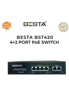 Besta Bst-420 4+2 Port 10/100 Poe Switch-power Over Ethernet Besta Bst-420 4+2 Port 10/100 Poe Switch-power Over Ethernet