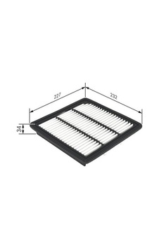 Bosch Hava Filtresi Freemont 11 F026400407 Bosch Hava Filtresi Freemont 11 F026400407