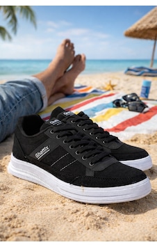 Ghattix Yeni Sezon 105 Erkek Günlük Keten Sneaker Ayakkabı Siyah Siyah Ghattix Yeni Sezon 105 Erkek Günlük Keten Sneaker Ayakkabı Siyah Siyah
