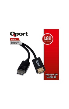 Qport Q-dph Dısplay Port To Hdmı Cevırıcı 1.8m Kablo