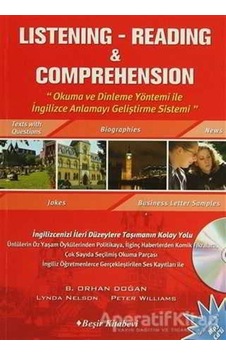 Listening & Reading Comprehension-6 Adet Audio CD ile Birlikte - Bekir Orhan Doğan - Beşir Kitabevi Listening & Reading Comprehension-6 Adet Audio CD ile Birlikte - Bekir Orhan Doğan - Beşir Kitabevi
