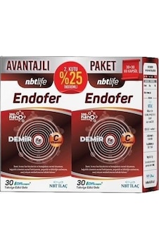 Nbtlife Endofer 30 Kapsül 2'li Paket Nbtlife Endofer 30 Kapsül 2'li Paket