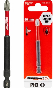 MİLWAUKEE BİTS UÇ Matkap Ucu Tornavida Ucu Vidalama Ucu PH2-90mm MİLWAUKEE BİTS UÇ Matkap Ucu Tornavida Ucu Vidalama Ucu PH2-90mm