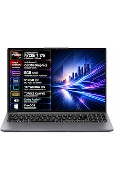 Lenovo Ideapad Slim 3 16arp10 83k800dktr Amd Ryzen 7-170 8gb 512gb Ssd 16" Ips Freedos Taşınabilir Bilgisayar Lenovo Ideapad Slim 3 16arp10 83k800dktr Amd Ryzen 7-170 8gb 512gb Ssd 16" Ips Freedos Taşınabilir Bilgisayar