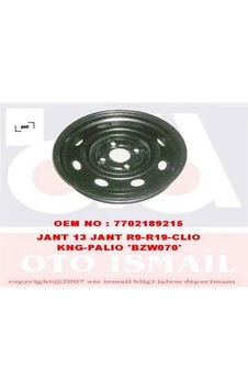 Jant 13 Jant 4 Bijon Renault R9-r19-r21-megane I-clio-kangoo 7702189215/ 7701349748 Jant 13 Jant 4 Bijon Renault R9-r19-r21-megane I-clio-kangoo 7702189215/ 7701349748
