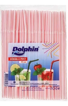 Dolphin Körüklü Pipet 200'Lü Dolphin Körüklü Pipet 200'Lü
