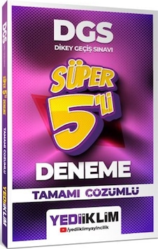 2026 Dgs Tamamı Çözümlü Süper 5'li Deneme / Kolektif 2026 Dgs Tamamı Çözümlü Süper 5'li Deneme / Kolektif