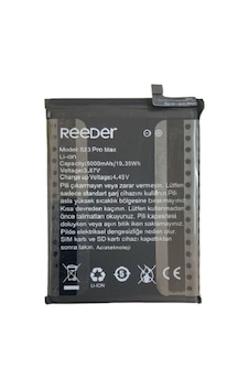Reeder S23 Max Pro Batarya Pil 5000 Mah Reeder S23 Max Pro Batarya Pil 5000 Mah