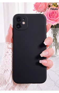 Fibaks iPhone 11 Uyumlu Kılıf 3d Kamera Korumalı Içi Kadife Logosuz Lansman Kapak Siyah Fibaks iPhone 11 Uyumlu Kılıf 3d Kamera Korumalı Içi Kadife Logosuz Lansman Kapak Siyah