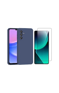 Vendas Samsung Galaxy Uyumlu  A37 Kılıf Zore Mara Lansman Kapak + Cam Ekran Koruyucu Lacivert