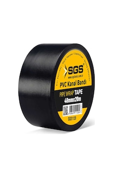 Pvc Kanal İzolasyon Bandı 48mm X 20mt Sıvı Geçirmez Güçlü Yapışma Pipe Wrap Tape Pvc Kanal İzolasyon Bandı 48mm X 20mt Sıvı Geçirmez Güçlü Yapışma Pipe Wrap Tape