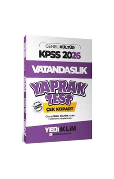 Kpss Genel Kültür Vatandaşlık Çek Kopart Yaprak Test 2026 Kpss Genel Kültür Vatandaşlık Çek Kopart Yaprak Test 2026