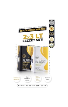 Palamidas Özel Harman + Soğuk Sıkım Natürel Sızma Zeytinyağı Seti 2 x 3 L Tnk 6 L 2026-2027 Yeni Hasat Palamidas Özel Harman + Soğuk Sıkım Natürel Sızma Zeytinyağı Seti 2 x 3 L Tnk 6 L 2026-2027 Yeni Hasat