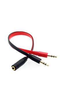 Tek Girişli Kulaklığı Mikrofon Ses Çeviren Kablo Rxy-4611 Tek Girişli Kulaklığı Mikrofon Ses Çeviren Kablo Rxy-4611