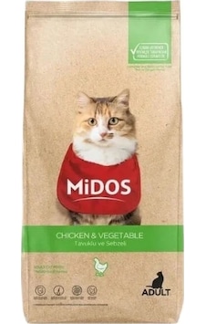 Midos Tavuklu Ve Sebzeli Hairball Yetişkin Kedi Maması 2 Kg Midos Tavuklu Ve Sebzeli Hairball Yetişkin Kedi Maması 2 Kg