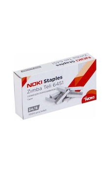 Noki Zımba Teli Nikel 24/6 10 Paket Noki Zımba Teli Nikel 24/6 10 Paket