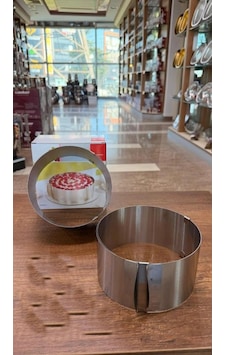 Cooker Çelik Kek Çemberi 16-30 Cm Gri