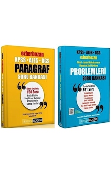Pegem Kpss Ales Dgs Paragraf+problemler Ezberbozan Soru 2 Li Set Pegem Akademi Yayınları Pegem Kpss Ales Dgs Paragraf+problemler Ezberbozan Soru 2 Li Set Pegem Akademi Yayınları