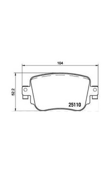 Esse Otomotiv - Caddy Iv 15-/leon 18-/a1/octavia 18- Arka Fren Balata Tws16431 2k5698451a Esse Otomotiv - Caddy Iv 15-/leon 18-/a1/octavia 18- Arka Fren Balata Tws16431 2k5698451a