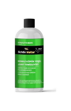 Schön Weiter Araç Oto Yeşil Jant Temizleyici - Renkli Köpük Sprey 500ml Panther