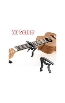 Siyah Alüminyum Gövde Ukulele Kaposu-Ukulele Kelepçesi