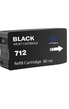 Atomplotter Hp 712 Black Kartuş 80ml Atomplotter Hp 712 Black Kartuş 80ml