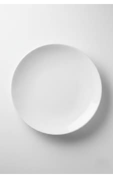 Kütahya Porselen Harlek 6'lı Tatlı Tabağı 20 Cm Beyaz