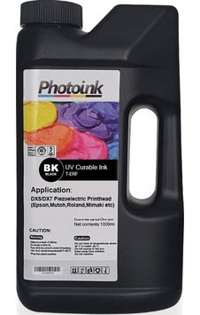 Dx5 ve Dx7/5113 Kafalar için 1000 ML Siyah Black Uv Mürekkep (Ser Dx5 ve Dx7/5113 Kafalar için 1000 ML Siyah Black Uv Mürekkep (Ser