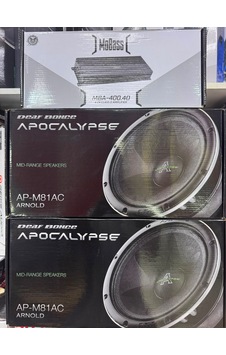 Apocalypse Ap-m81ac 20cm İki Takım Midrange 600wat Mba-400.4 4x400rms