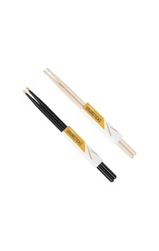 Wagon Drumsticks Hickory 5a Baget 2 Renk Çift Wagon Drumsticks Hickory 5a Baget 2 Renk Çift