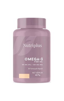 Nutriplus Omega 3 Balik Yaği 30 Yumuşak   Kapsül