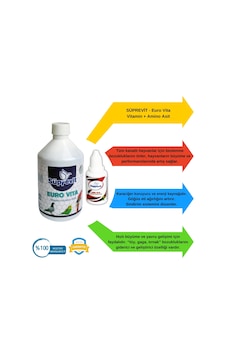 Süprevit Euro Vita Vitamin + Amino Asit   Tüm Kanatlı Hayvanlar İçin 500 ML