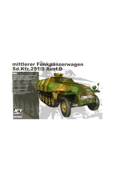 1/35 Mittlerer Funkpanzerwagen Sd.kfz. 251/3 Ausf. D Askeri Araç Maketi, Afv Club 35s47 1/35 Mittlerer Funkpanzerwagen Sd.kfz. 251/3 Ausf. D Askeri Araç Maketi, Afv Club 35s47