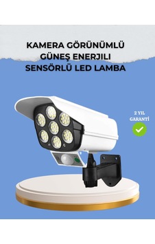 Kamera Görünümlü Solar Led Lamba Hareket Sensörlü Rlamba-3-0f5a7 Kamera Görünümlü Solar Led Lamba Hareket Sensörlü Rlamba-3-0f5a7