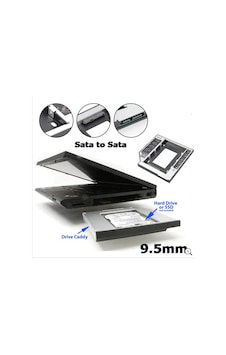 Dvd Yuvasına Takılan SSD HDD Kutusu 9.5Mm SSD Kızak-Caddy Dvd Yuvasına Takılan SSD HDD Kutusu 9.5Mm SSD Kızak-Caddy