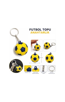 3d Anahtarlık Futbol Topu 3 Cm Sarı Lacivert Qtop Q-0941 3d Anahtarlık Futbol Topu 3 Cm Sarı Lacivert Qtop Q-0941