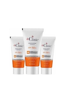 Dr. Clinic SPF50 Leke Karşıtı Güneş Koruyucu Krem 3 x 50 ML Dr. Clinic SPF50 Leke Karşıtı Güneş Koruyucu Krem 3 x 50 ML