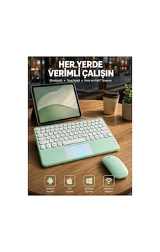 Touchpad Klavye Ultra İnce Taşınabilir Q Klavye Yeni Nesil