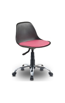 Ofiscombin Krom Metal Ayaklı Döner Tekerli Sırtlı Çalışma Taburesi Tabure Pembe Deri 00047499815 Ofiscombin Krom Metal Ayaklı Döner Tekerli Sırtlı Çalışma Taburesi Tabure Pembe Deri 00047499815