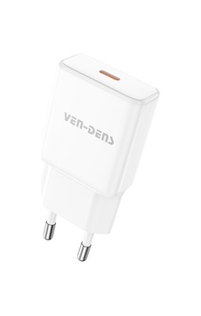 Ven-dens Vd-tc017bc 20 W Pd Type-c Hızlı Şarj Adaptörü, Kompakt Tasarım, Telefon Ve Tablet, Beyaz Ven-dens Vd-tc017bc 20 W Pd Type-c Hızlı Şarj Adaptörü, Kompakt Tasarım, Telefon Ve Tablet, Beyaz